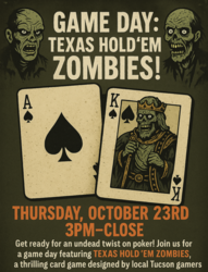 Game Day - Texas Hold'Em Zombies @ Poppin' Off