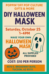 DIY Halloween Masks @ Poppin' Off