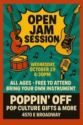 Open Jam Session @ Poppin' Off