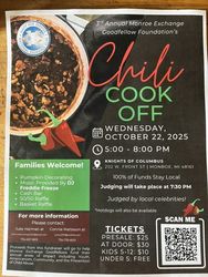 Exchange Club of Monroe, 3rd Annual Chili Cookoff