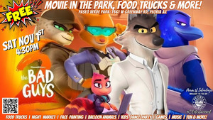 FREE Peoria Outdoor Movie, Food Trucks & More! Sat Nov 1st