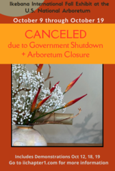 Ikebana International Chapter 1 Has Canceled October 2025 Exhibition