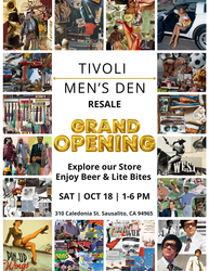 Tivoli's Resale Men's Den Grand Opening