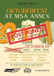 Oktoberfest in the MSA Annex moved to October 19