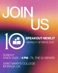 SpeakOut NewLit Celebration featuring Joyce Carol Oates Prize Recipients