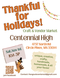 Thankful for holidays craft and vendor fair