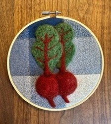 Adult Needle Felting Picture – Harvest Bounty