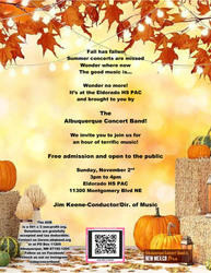 Albuquerque Concert Band Free November Concert!