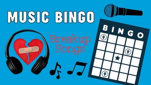 Breakup Songs Music Bingo