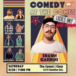 Comedy At The Comet | LOCALS ONLY SHOWCASE (Early Show)