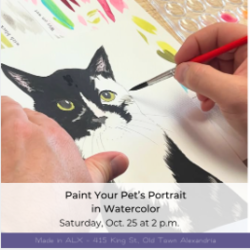 Watercolor Pet Portraits Workshop