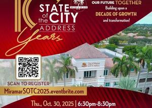 CITY OF MIRAMAR | THE STATE OF THE CITY | 10 YEARS