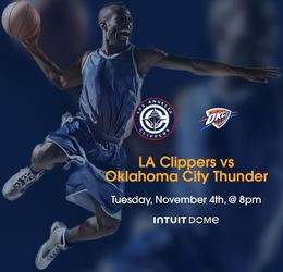 LA Clippers vs Oklahoma City Thunder Tickets Nov 4