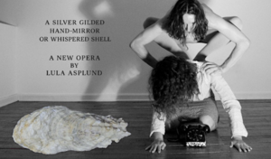 Silver Gilded Hand-mirror or Whispered Shell