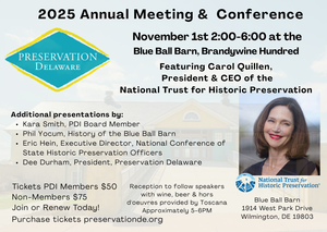 Preservation Delaware's  Annual Conference & Meeting