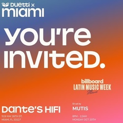 Billboard x Duetti - Latin Music Week Miami Party