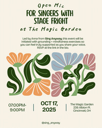 Open Mic for Singers with Stage Fright