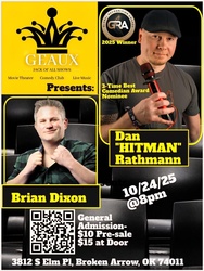 Dan "HITMAN"RATHMANN & Brian Dixon at GEAUX Theatre