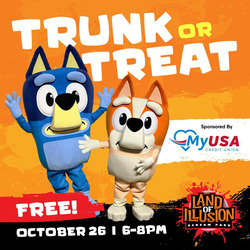Trunk or Treat at Land of Illusions! FREE EVENT 👻🎃