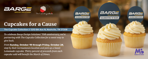 Cupcakes for a Cause: Barge Design Solutions and The Cupcake Collection