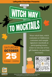 Witch Way to Mocktails – Saturday, October 25, 2025, 11am-3pm