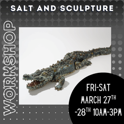 Salt and Sculpture: 2-Day Ceramic Handbuilding and Atmospheric Firing Workshop With Jenny Day