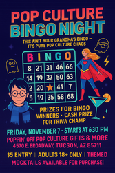 Pop Culture Bingo @ Poppin' Off