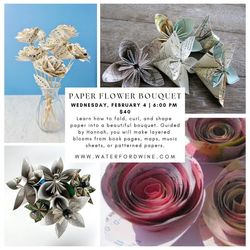 Sip & Create: Paper Flower Bouquets
