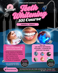 Teeth Whitening 101 Educational Course $299