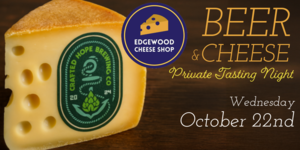 Beer + Cheese Pairing at Crafted Hope