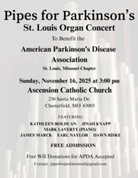 Pipes for Parkinson’s - St. Louis Organ Concert
