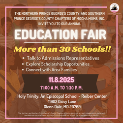 Prince George's County Mocha Moms Education Fair