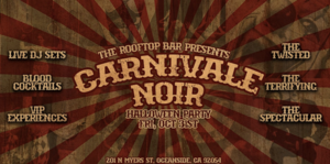 Carnivale Noir: A Twisted Circus Halloween Party at The Rooftop Bar