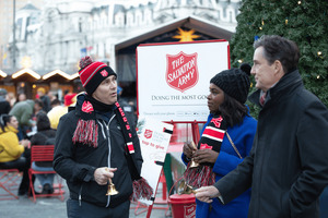 Salvation Army Red Kettle Kickoff at Christmas Village (November 22nd, 2025)