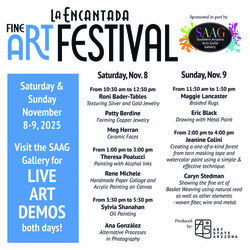 Live Art Demos in the SAAG Gallery