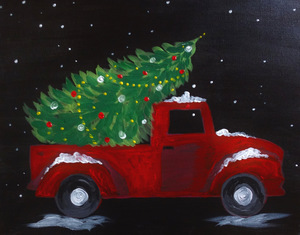 Holiday Paint and Sip Class on Bainbridge Island November 2025 by Artvana