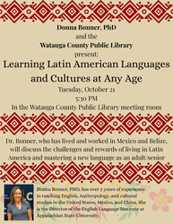 Learning Latin American Languages & Cultures at Any Age
