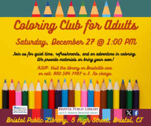 December  Coloring Club for  Adults
