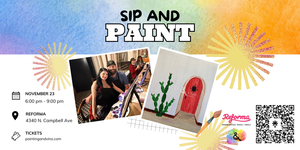 Red Door Paint and Sip at Reforma