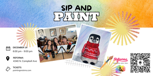 Cozy Penguin Paint and Sip at Reforma