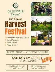 Greenvale Vineyards 26th Annual Harvest Festival