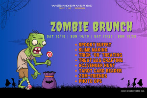 Family-Friendly Zombie Brunch at Wonderverse Oak Brook
