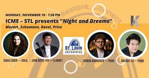 ICME-STL Inaugural Concert: Night and Dreams