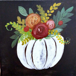 Pumpkin Holiday Paint and Sip in South Lake Union Seattle November 2025 by Artvana