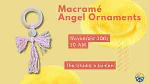 Macrame Angel Ornaments