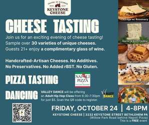 Fall Cheese Tasting, Pizza Tasting, and Dancing