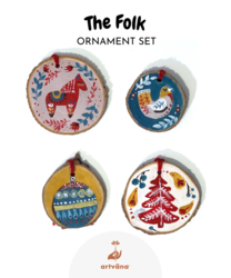 Holiday ornament paint and sip in Bremerton WA November by Artvana