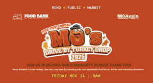 Mo's Annual Turkey Drop at Reno Public Market