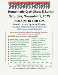 Homemade Craft Show & Lunch