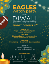 Eagles Watch Party with Diwali
